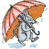 MOUSE WITH UMBRELLA