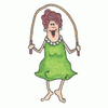 LADY JUMPING ROPE
