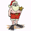 SANTA AT THE BEACH