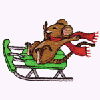 MOUSE AND SLEIGH