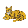 YELLOW TIGER CAT