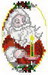 687 Santa&Candle16ct
