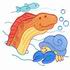 Moray Eel & Hermit Crab