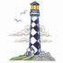 Black Checkered Lighthouse
