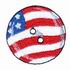American Flag Button