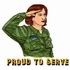 Proud To Serve - Woman