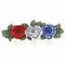 Red, White & Blue Roses