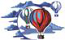 Hot Air Balloon Scene