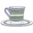 Striped Tea Cup